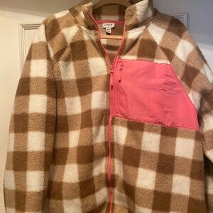 J. Crew plaid check pullover